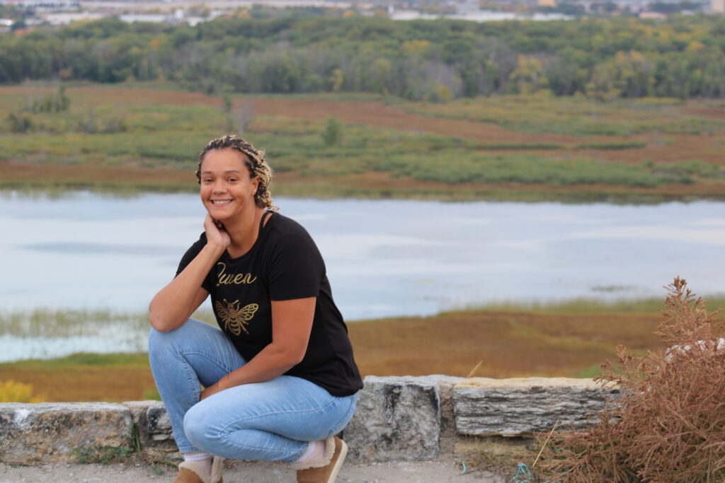 SSI outdoor portrait overlooking the landscape